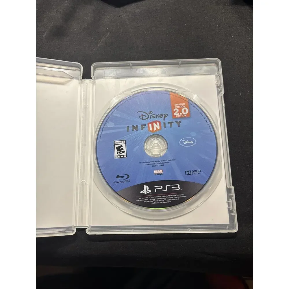 Disney Infinity (Playstation 3) PS3 with base and 5 tiles included Marvel Game